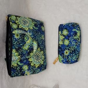Floral Make Up Bags Set of 2